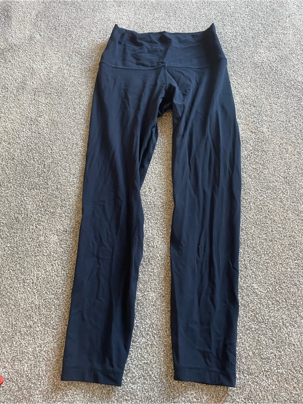 Navy High-Waist Full-Length Leggings